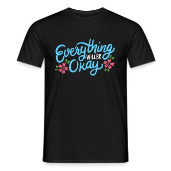 Inspirational quote - Men's T-Shirt - black - Front - AI Model Male 178 light (178cm)