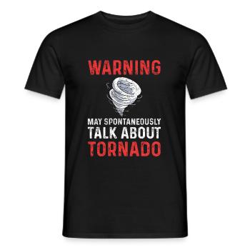 Tornado Storm Chaser - T-shirt homme - noir - Devant - AI Model Male 178 light (178cm)