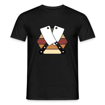 Butcher - Men's T-Shirt - black - Front - AI Model Male 178 light (178cm)