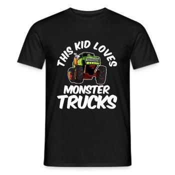 Monstertruck - Männer T-Shirt - Schwarz - Vorne - AI Model Male 178 light (178cm)