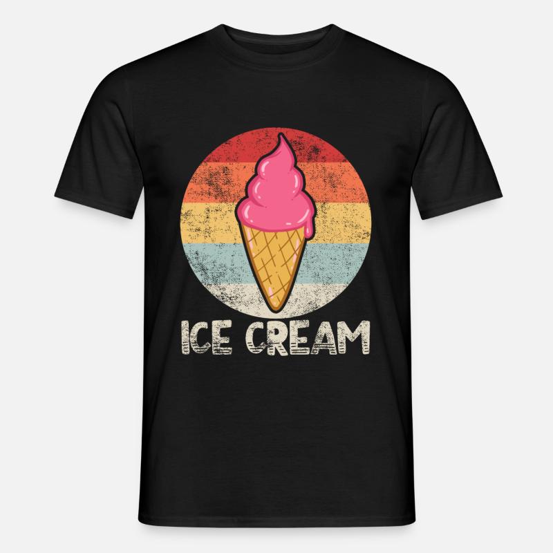 Eis Eis - Männer T-Shirt - Schwarz