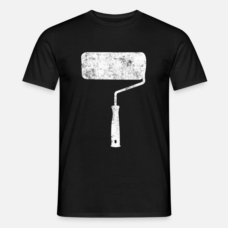 Streichen Maler - Männer T-Shirt - Schwarz