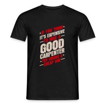 Carpenter - Männer T-Shirt - Schwarz - Vorne - AI Model Male 178 light (178cm)