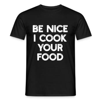 Chef chef cuisinier - T-shirt homme - noir - Devant - AI Model Male 178 light (178cm)