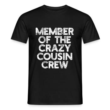 Cousins - T-shirt homme - noir - Devant - AI Model Male 178 light (178cm)