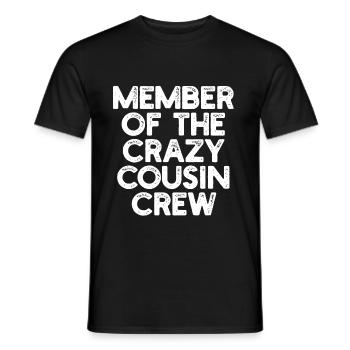 Cousins - T-shirt homme - noir - Devant - AI Model Male 178 light (178cm)