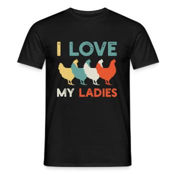 Poulailler - T-shirt homme - noir - Devant - AI Model Male 178 light (178cm)