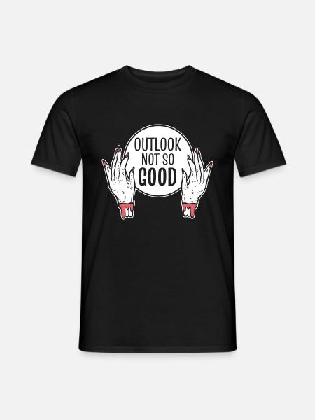 Lustiger Wahrsager Kristallgang - Männer T-Shirt - Schwarz