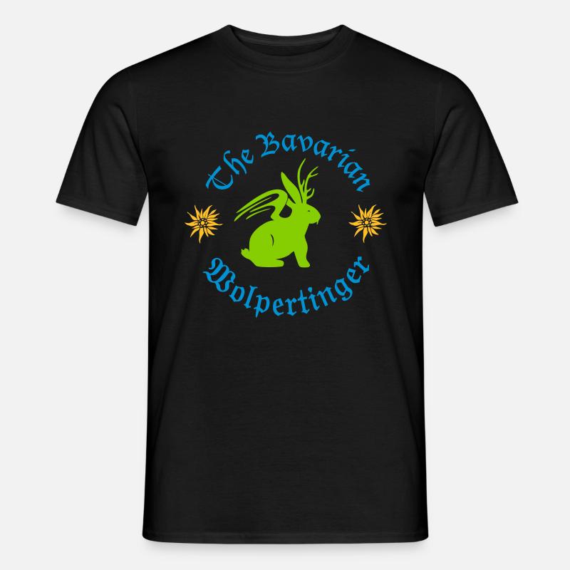 Wolpertinger V2 - Männer T-Shirt - Schwarz