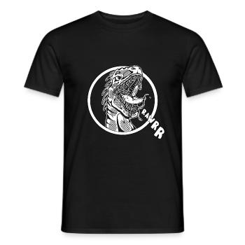 Dinosaure T-Rex Rawr - T-shirt homme - noir - Devant - AI Model Male 178 light (178cm)