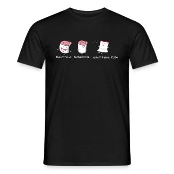 Rollenspiel und chillen (b) - Männer T-Shirt - Schwarz - Vorne - AI Model Male 178 light (178cm)
