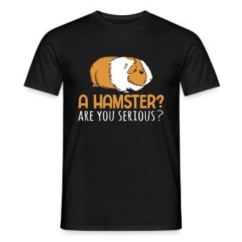 Nagetier Meerschwein Meerschweinchen - Männer T-Shirt - Schwarz - Vorne - AI Model Male 178 light (178cm)