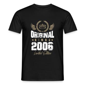 Édition limitée 2006 - T-shirt homme - noir - Devant - AI Model Male 178 light (178cm)