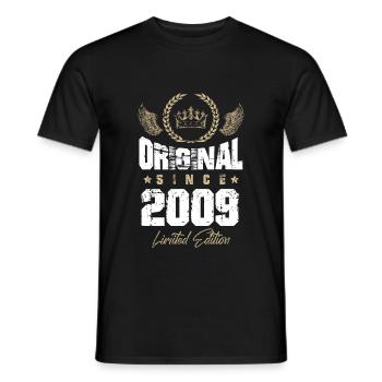 Édition limitée 2009 - T-shirt homme - noir - Devant - AI Model Male 178 light (178cm)