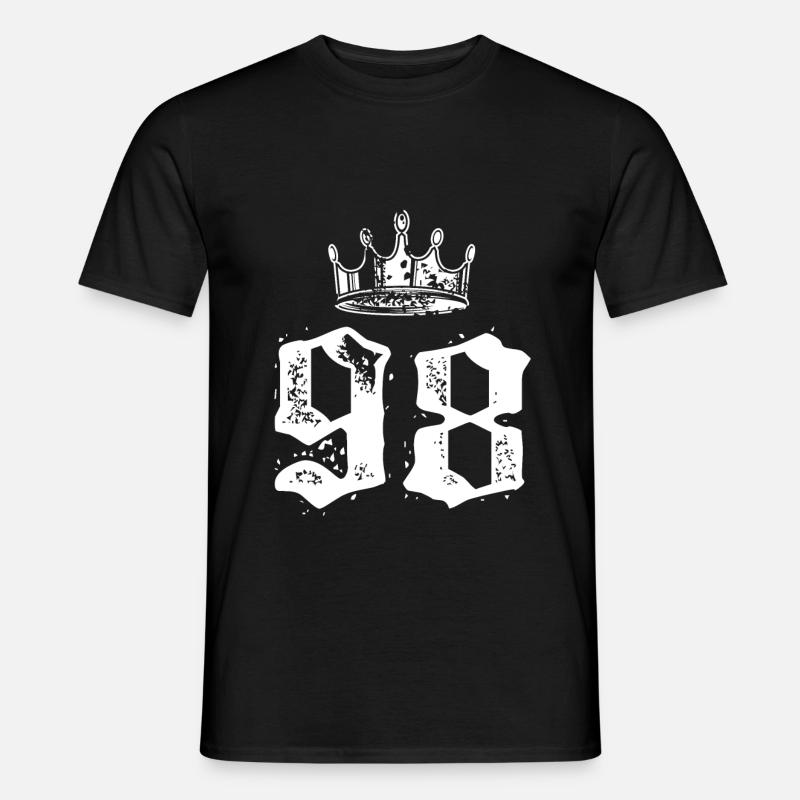 98 Couronne numérique - T-shirt homme - noir