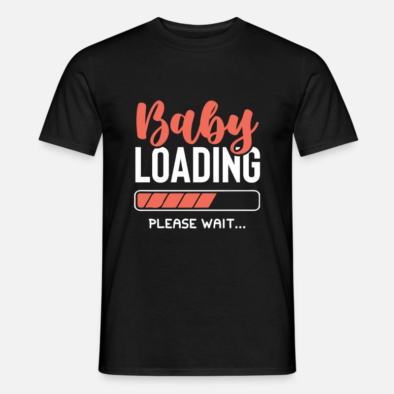 baby loading - Männer T-Shirt - Schwarz