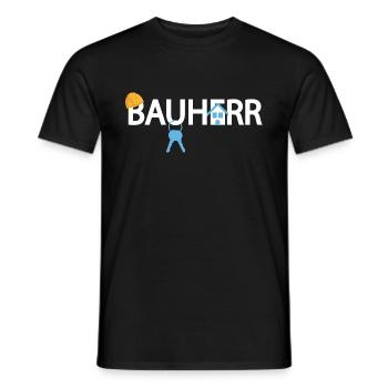 Bauherr - Männer T-Shirt - Schwarz - Vorne - AI Model Male 178 light (178cm)