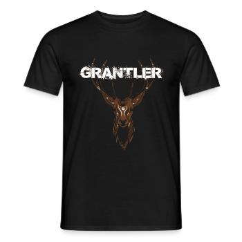 Grantler - Männer T-Shirt - Schwarz - Vorne - AI Model Male 178 light (178cm)