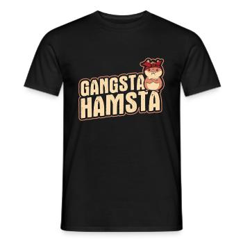 Nagetier Hamster - Männer T-Shirt - Schwarz - Vorne - AI Model Male 178 light (178cm)