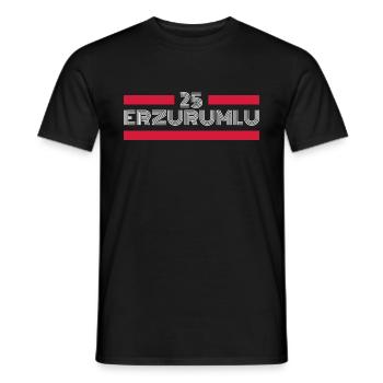 Erzurum 25 Türkei Turkiye Geschenk Urlaub TR Türk - Männer T-Shirt - Schwarz - Vorne - AI Model Male 178 light (178cm)