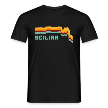 Sciliar 2563 Dolomiti Sciliar Dolomites Tyrol du Sud - T-shirt homme - noir - Devant - AI Model Male 178 light (178cm)