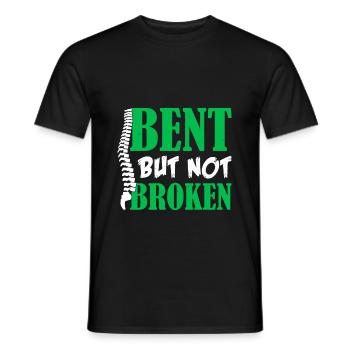 Scoliose - T-shirt homme - noir - Devant - AI Model Male 178 light (178cm)