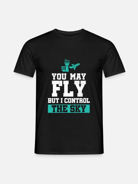 Air traffic controllers - Men's T-Shirt - black