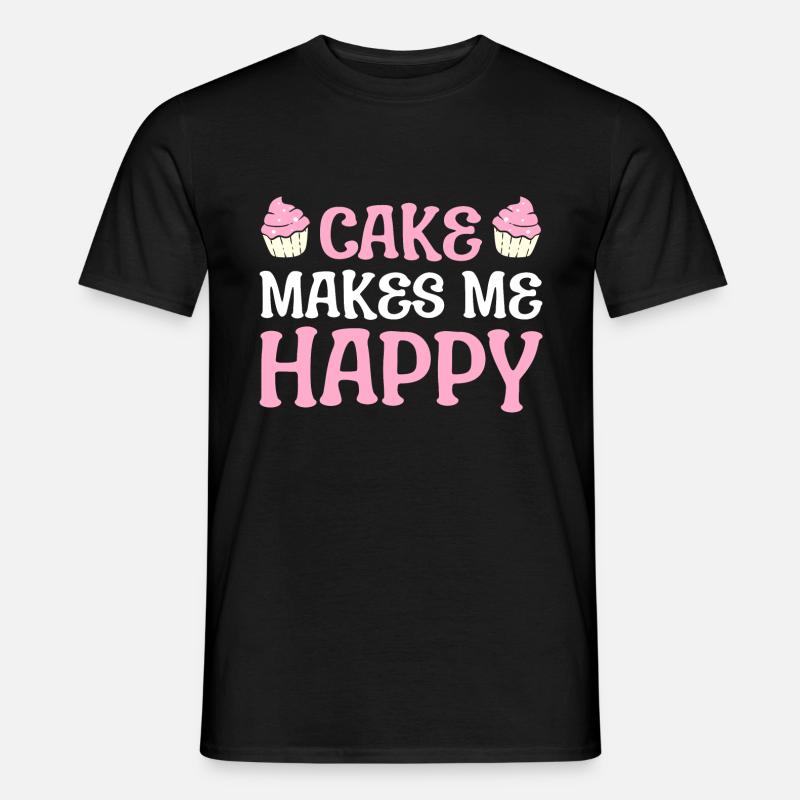 Ich liebe Backen Bäcker - Männer T-Shirt - Schwarz