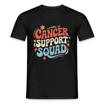 Sensibilisation au cancer Cancer Cancer du sein - T-shirt homme - noir - Devant - AI Model Male 178 light (178cm)