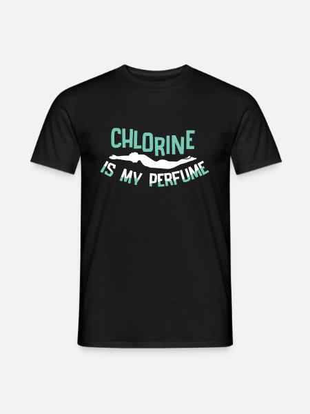 Schwimmer Schwimmen 50 Meter Bahn Brustschwimmen - Männer T-Shirt - Schwarz