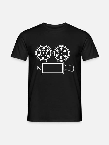 Filmkamera Regisseur - Männer T-Shirt - Schwarz