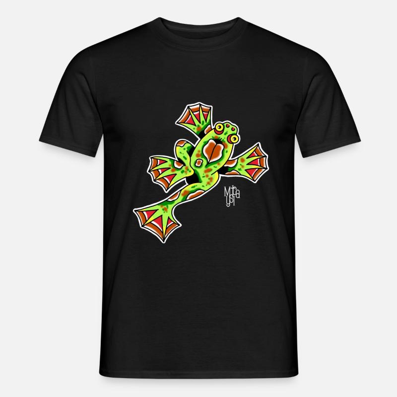 Frosch - Männer T-Shirt - Schwarz
