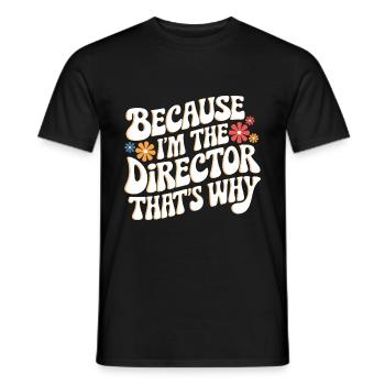 Filmemacher Filmregisseur Kameramann Film - Männer T-Shirt - Schwarz - Vorne - AI Model Male 178 light (178cm)