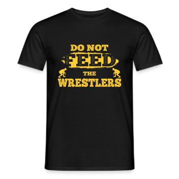 Grappling Martial Arts Wrestling - Männer T-Shirt - Schwarz - Vorne - AI Model Male 178 light (178cm)