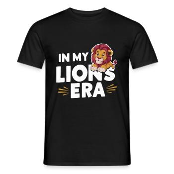 Lion Lion Animal Africa - Men's T-Shirt - black - Front - AI Model Male 178 light (178cm)