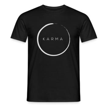 Chemise Design Karma Circle Bouddhisme Zen - T-shirt homme - noir - Devant - AI Model Male 178 light (178cm)