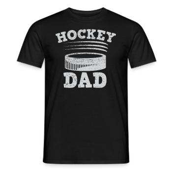 Hockey sur glace Patins Puck Hockey - T-shirt homme - noir - Devant - AI Model Male 178 light (178cm)