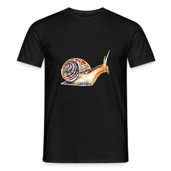 slug - Men's T-Shirt - black - Front - AI Model Male 178 light (178cm)