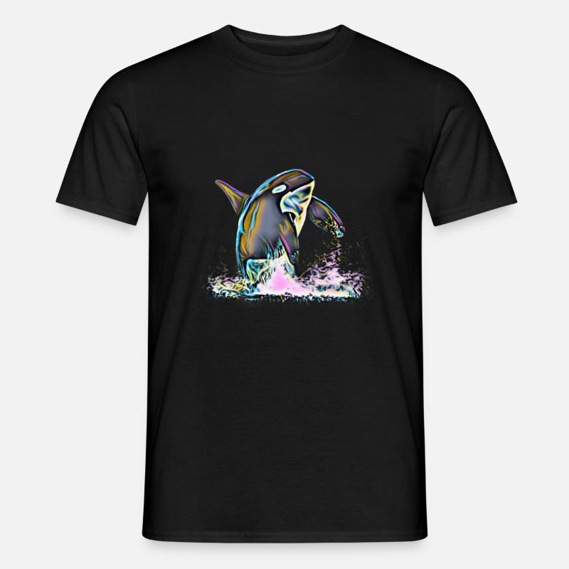 Orca - Männer T-Shirt - Schwarz
