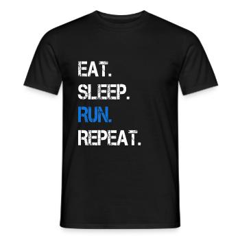 Courir - T-shirt homme - noir - Devant - AI Model Male 178 light (178cm)