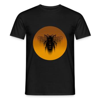 ABEILLE OR VOLANT - T-shirt homme - noir - Devant - AI Model Male 178 light (178cm)