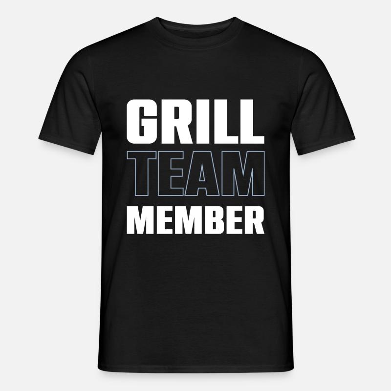 Grill Team - Männer T-Shirt - Schwarz