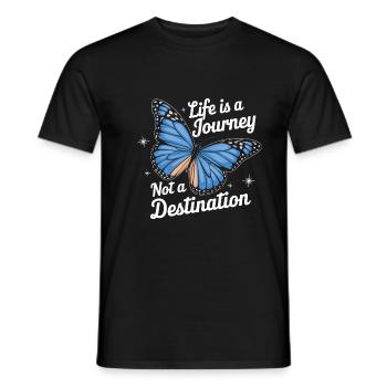 Schmetterling Monarchfalter Bunt Schmetterlinge - Männer T-Shirt - Schwarz - Vorne - AI Model Male 178 light (178cm)