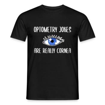 Lustiger Augenarzt Augenärztin - Männer T-Shirt - Schwarz - Vorne - AI Model Male 178 light (178cm)