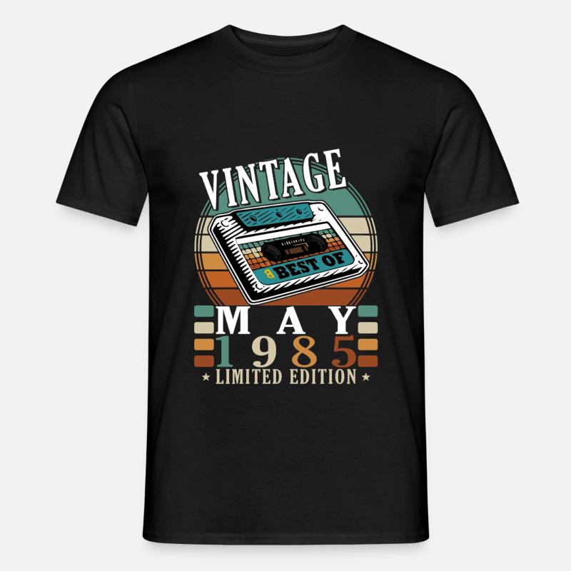 May 1985 - Männer T-Shirt - Schwarz