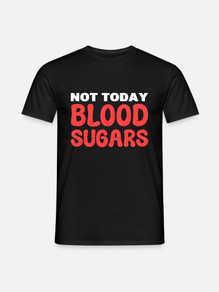 Diabetesbewusstsein Endokrinologe - Männer T-Shirt - Schwarz
