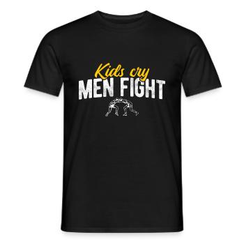 Grappling Martial Arts Wrestling - Männer T-Shirt - Schwarz - Vorne - AI Model Male 178 light (178cm)