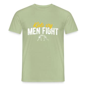 Grappling Martial Arts Wrestling - Männer T-Shirt - Sage - Vorne - AI Model Male 178 light (178cm)