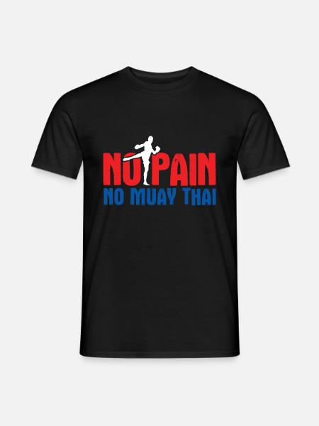 Thaiboxen Muay Thai - Männer T-Shirt - Schwarz
