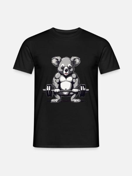 Fitness - Männer T-Shirt - Schwarz